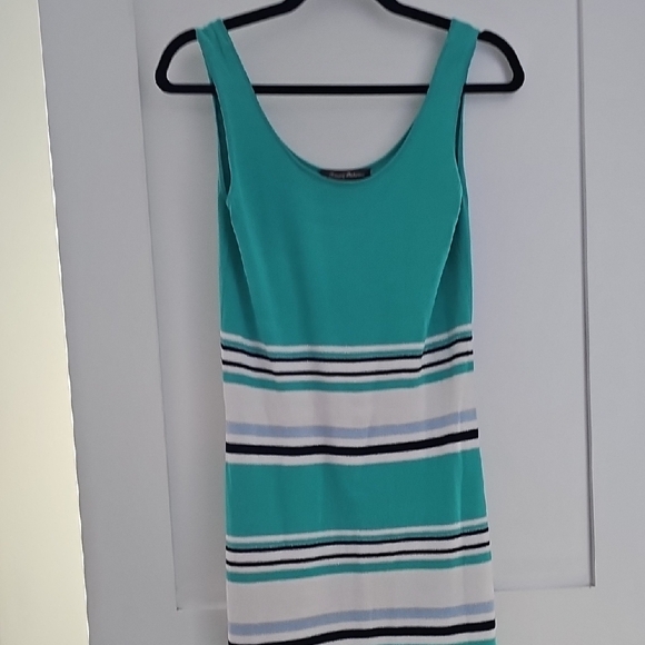 Tommy Bahama Teal and White Striped Dress Size XS - Picture 5 of 12